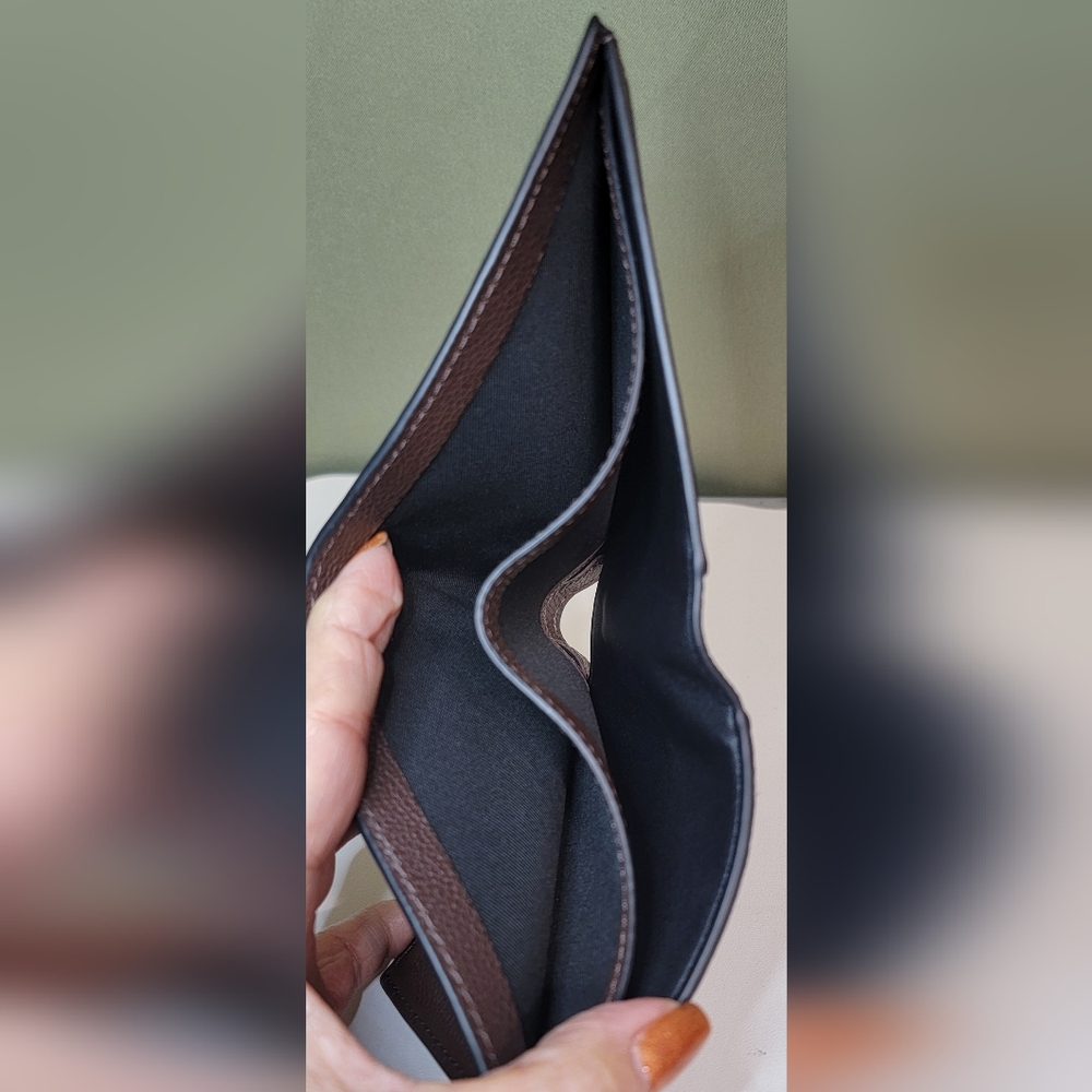 COACH Brown Leather Wallet - Picture 7 of 12